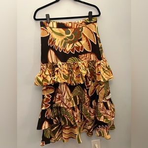 NWOT Multicolored Zara Maxi skirt